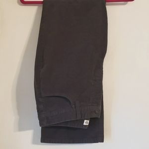 Womens Corduroy Gray 12P Boot leg pants.